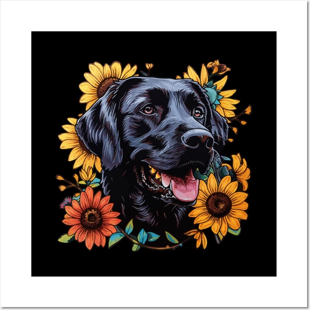 Black Lab Wall Art by VelvetRoom